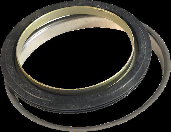 Large Hub Triple Lip & Stainless Steel Sleeve — Fits John Deere 750A and 60/90/Pro-series openers